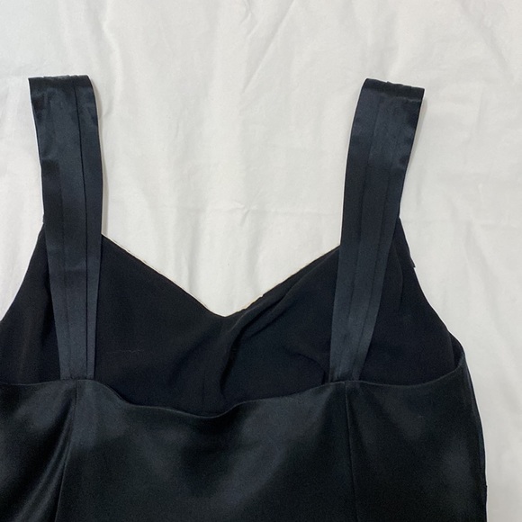 Ann Taylor Black Silk Lace and Ribbon Trim Cami Top NWT - Picture 8 of 16